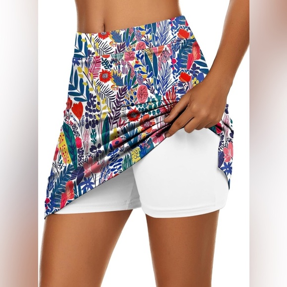 Golf and tennis
Floral Pink Athletic Skort 
Classic & comfortable
2XL NWT - Picture 3 of 8